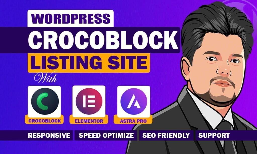 crocoblock website for your hotel booking or travel planner 1